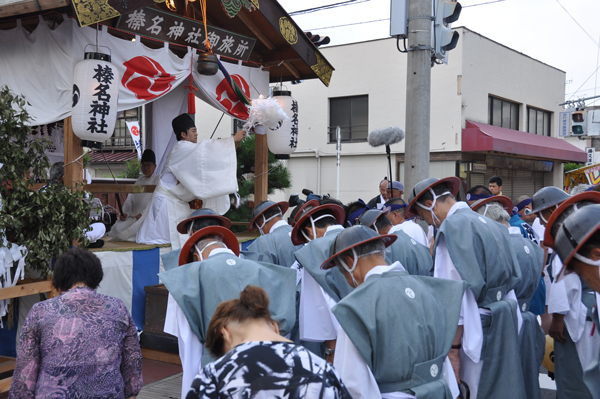 写真：榛名神社みこし還御祭1