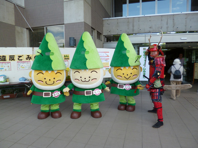 写真1：ぬっくん、たっくん、まっくん、