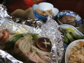 鮭のホイル焼き
