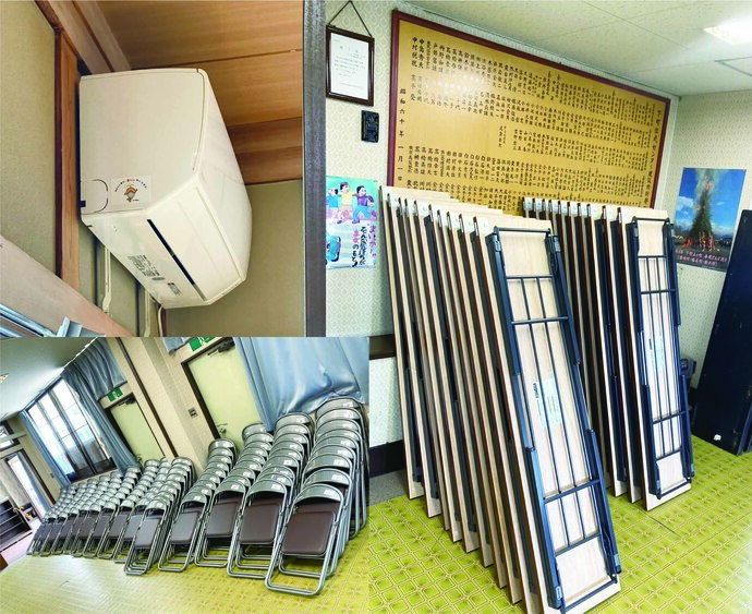 下町住民センター会議用備品の整備及びエアコン設置写真