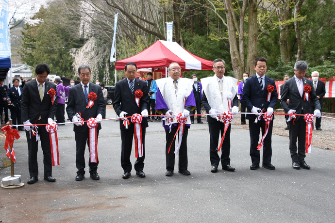 吹割の滝開き並びに無事故安全祈願祭