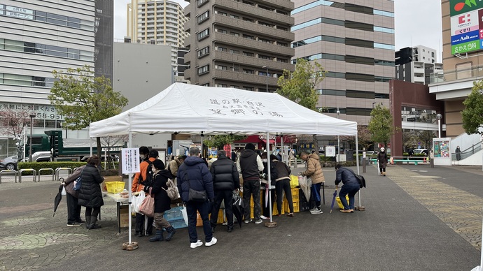 白沢地域特産物直売所の様子