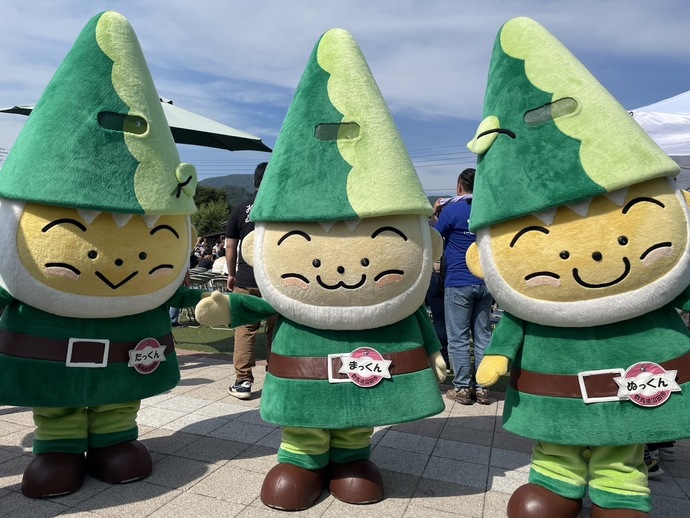 道の駅たくみの里にてぬまたんちがPRを行いました