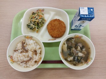 給食メニューのイメージです（当日のメニューとは異なります）