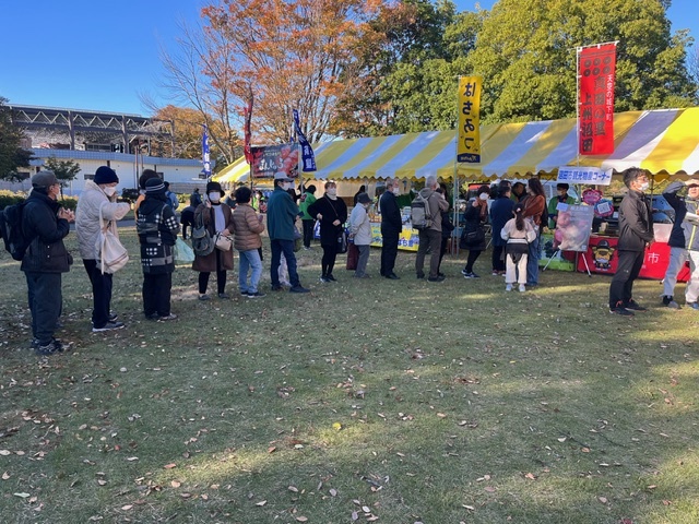 出店テントの様子
