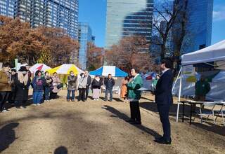 新宿中央公園の風景