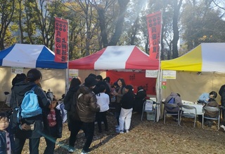 出展テントの様子