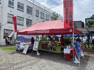 出店テントの様子