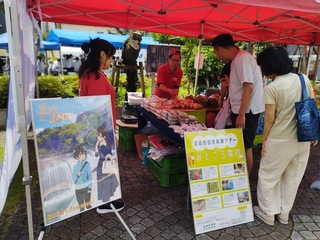 物販の様子