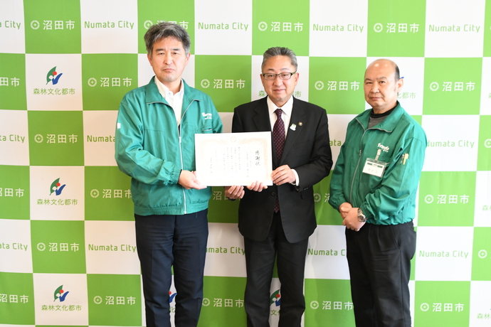 企業版ふるさと納税感謝状贈呈式