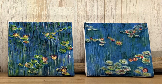 モネの睡蓮、参考作品写真